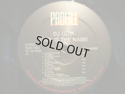 DJ QUIK / QUIK IS THE NAME (LP) - SOURCE RECORDS (ソースレコード）