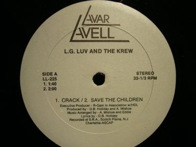 画像3: L.G. LUV AND THE KREW / CRACK! / SAVE THE CHILDREN