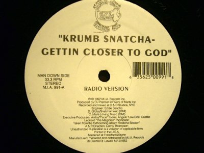 画像1: KRUMB SNATCHA / GETTIN CLOSER TO GOD