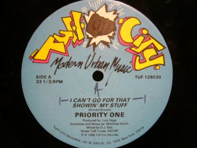 画像1: PRIORITY ONE / I CAN’T GO FOR THAT / SHOWIN’ MY STUFF