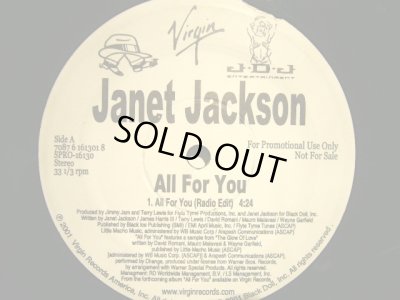 画像1: JANET / ALL FOR YOU  (US-PROMO)