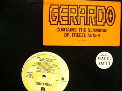 画像1: GERARDO / WHEN THE LIGHTS GO OUT  (US-PROMO)