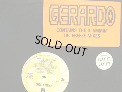 画像1: GERARDO / WHEN THE LIGHTS GO OUT  (US-PROMO)