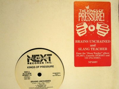 画像1: KING OF PRESSURE / BRAINS UNCHAINED  (US-PROMO)