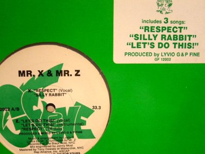 画像2: MR. X & MR. Z / RESPECT