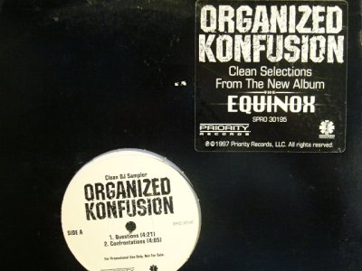 画像1: ORGANIZED KONFUSION / CREAN DJ SAMPLER  (US-PROMO)