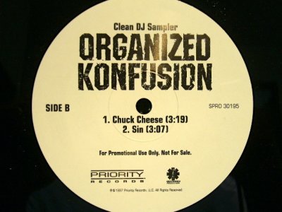 画像3: ORGANIZED KONFUSION / CREAN DJ SAMPLER  (US-PROMO)