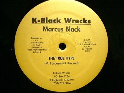 画像1: MARCUS BLACK / THE TRUE HYPE