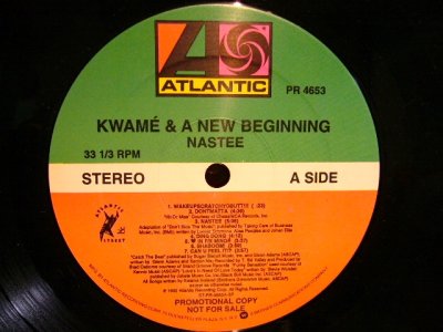 画像1: KWAME & A NEW BEGINNING / NASTEE  (US-PROMO LP)