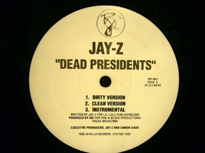 画像1:  JAY-Z / DEAD PRESIDENTS / JAY-Z'S LISTENING PARTY  (US-PROMO)