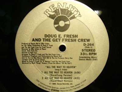 画像1: DOUG E. FRESH AND THE GET FRESH CREW / ALL THE WAY TO HEAVEN