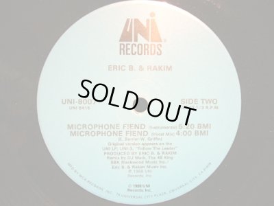 画像2: ERIC B. & RAKIM / MICROPHONE FIEND