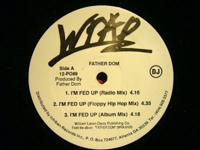 画像1: FATHER DOM / I'M FED UP  (US-PROMO)