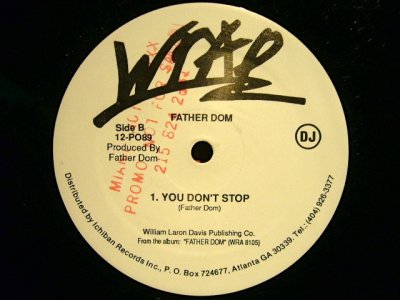 画像2: FATHER DOM / I'M FED UP  (US-PROMO)