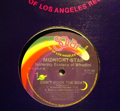 画像1: MIDNIGHT STAR feat. ECSTACY OF WHODINI / DON'T ROCK THE BOAT