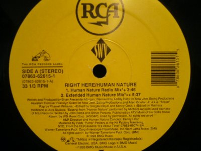 画像1: SWV / RIGHT HERE / HUMAN NATURE   (¥1000)