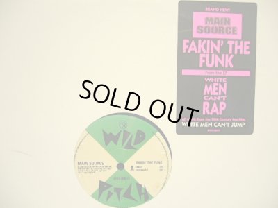 画像1: MAIN SOURCE / FAKIN' THE FUNK  (US-PROMO JAKET)