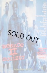 MENACE II SOCIETY / US ORIGINAL MOVIE AND AUDIO PROMO POSTER 38x24 inches (97cm x 61cm)