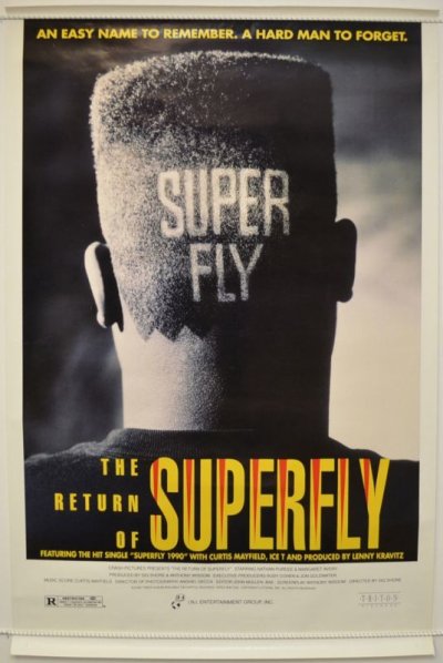 画像1: 1990 THE RETURN OF SUPERFLY / US ORIGINAL MOVIE POSTER 27x40 inches (69cm x 102cm)