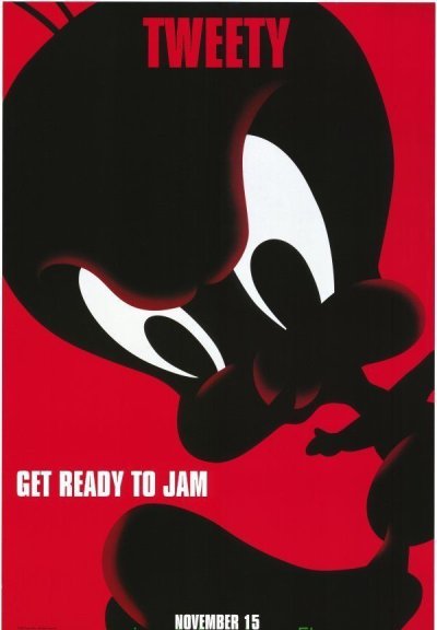 画像1: 1996 SPACE JAM (TWEETY) / US ORIGINAL MOVIE POSTER 27x40 inches (69cm x 102cm)