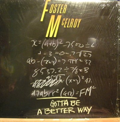 画像1: FOSTER McELROY / GOTTA BE A BETTER WAY