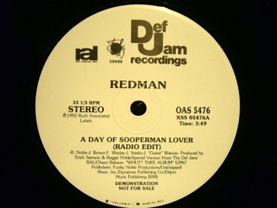 画像1: REDMAN / A DAY OF SOOPERMAN LOVER  (US-PROMO)