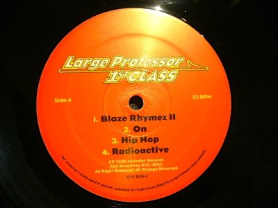 画像6: LARGE PROFESSOR / 1ST CLASS (US-2LP)