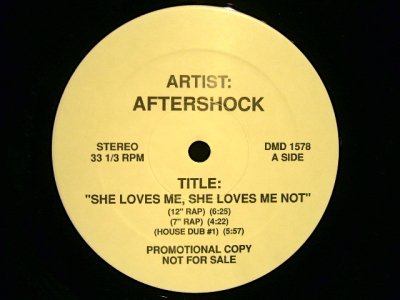 画像1: AFTERSHOCK / SHE LOVES ME, SHE LOVES ME NOT  (US-PROMO)