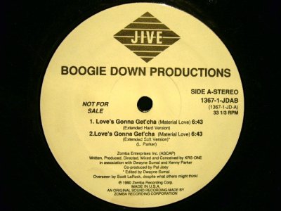 画像1: BOOGIE DOWN PRODUCTION /  LOVE'S GONNA GET'CHA  (US-PROMO)