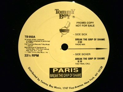 画像1: PARIS / BREAK THE GRIP OF SHAME  (US-PROMO)