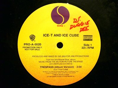 画像1: ICE-T AND ICE CUBE / TRESPASS  (US-PROMO)