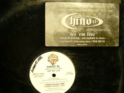 画像1: CHINO XL FEATURING KOOL G RAP ‎/ LET 'EM LIVE  (US-PROMO)