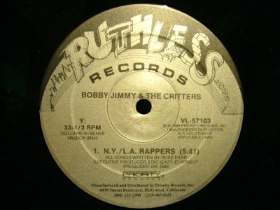画像1: BOBBY JIMMY & THE CRITTERS / N.Y. / L.A. RAPPERS / FONE FREAK
