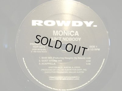 画像1: MONICA / AIN'T NOBODY  (US-PROMO)