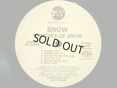 画像3: SNOW / 12 INCHES OF SNOW (THE ALBUM)  (US PROMO-LP)