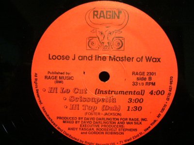 画像4: LOOSE J AND THE MASTER OF WAX ‎/ HI LO CUT