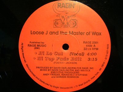 画像3: LOOSE J AND THE MASTER OF WAX ‎/ HI LO CUT