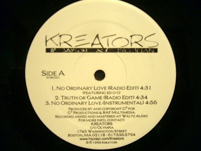 画像1: KREATORS ‎/ NO ORDINARY LOVE  (EP)