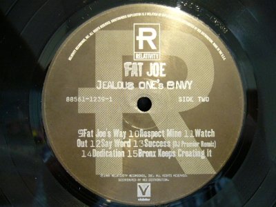 画像4: FAT JOE / JEALOUS ONE'S ENVY  (US-LP)