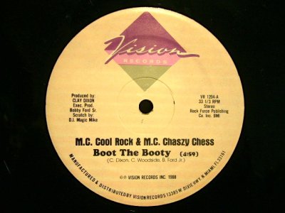 画像1: M.C. COOL ROCK & M.C. CHASZY CHESS /  BOOT THE BOOTY