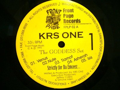 画像1: KRS ONE / THE GODDESS SET / STRICTLY FOR DA EMCEEZ... (Instrumental)