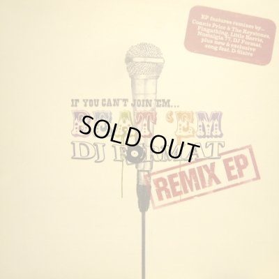 画像1: DJ FORMAT ‎/ IF YOU CAN'T JOIN 'EM... BEAT 'EM (REMIX EP)   (¥500)