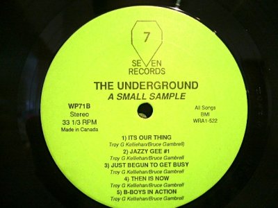 画像4: THE UNDERGROUND / A SMALL SAMPLE  (LP)