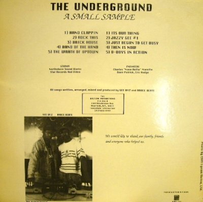 画像2: THE UNDERGROUND / A SMALL SAMPLE  (LP)