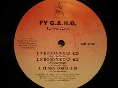 画像1: FY G.A.N.G. / N HOOD NIGGAZ  (¥1000)