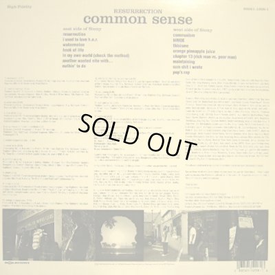 画像2: COMMON SENSE / RESURRECTION  (US-LP) 