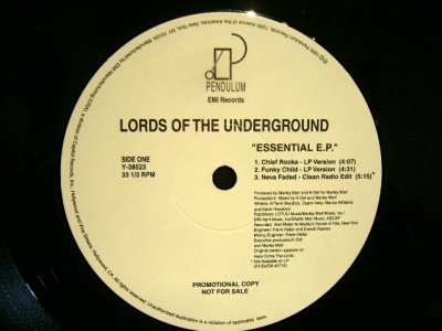 画像1: LORDS OF THE UNDERGROUND / ESSENTIAL E.P.