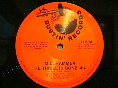 画像1: M.C. HAMMER / THE THRILL IS GONE