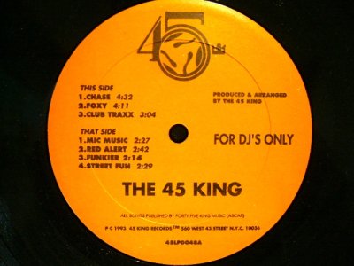 画像2: THE 45 KING ‎/ THE LOST CLUB TRAXS (VOLUME 1 & 2)