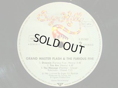画像4: GRANDMASTER FLASH & THE FURIOUS FIVE ‎/ THE MESSAGE  (GEMA-LP)